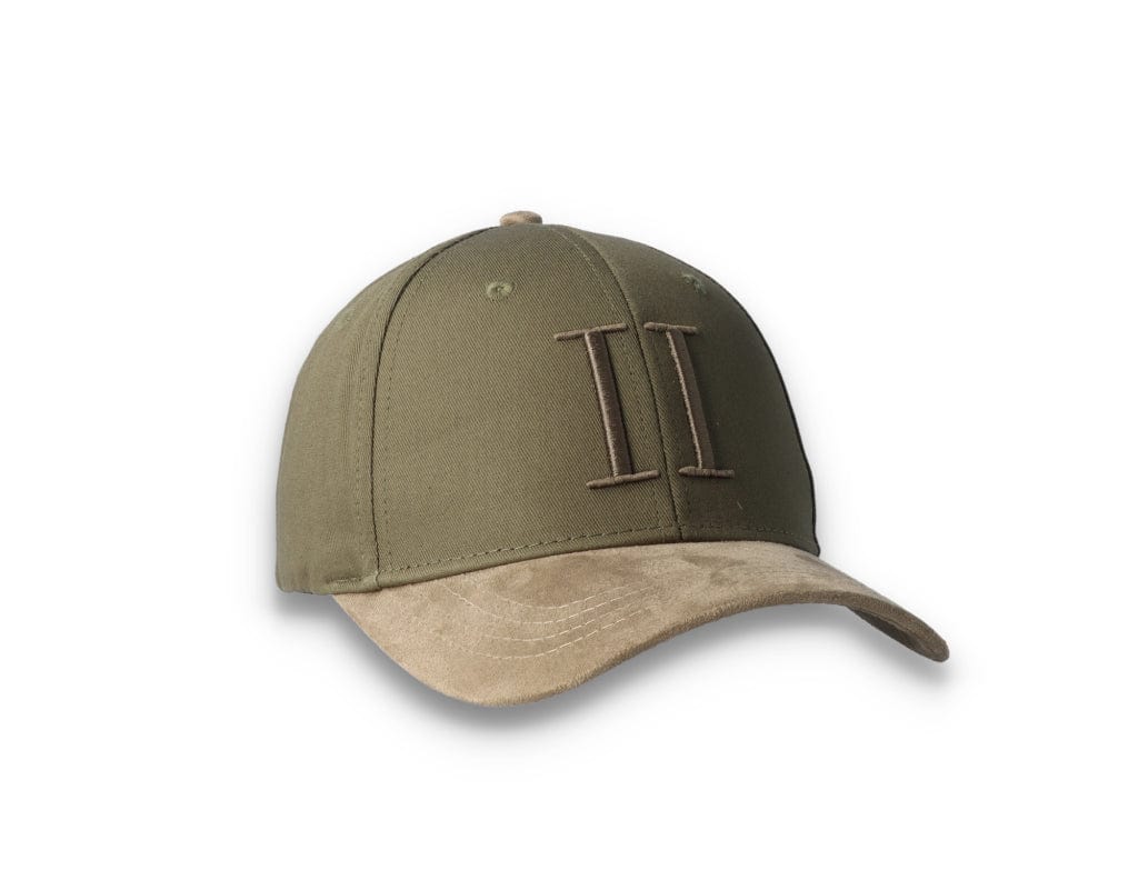 Baseball Cap Suede II Olive Night/Turtle Green - LOKK