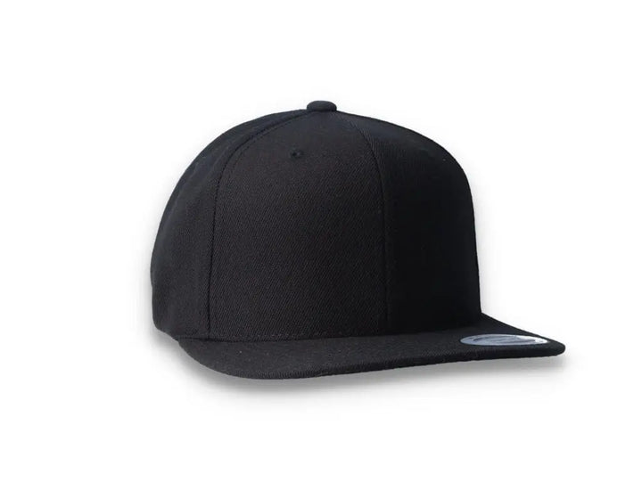 Black/Black Snapback Cap - Yupoong 6089M - LOKK