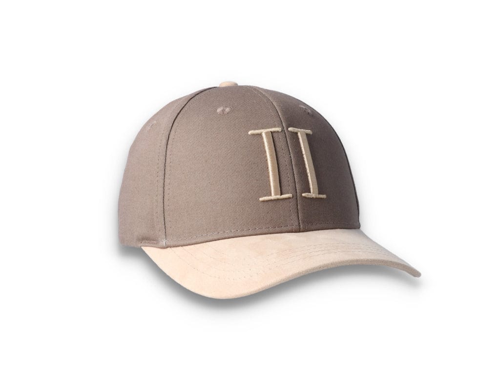 Baseball Cap Suede II Caribou Brown/Oyster Grey - LOKK