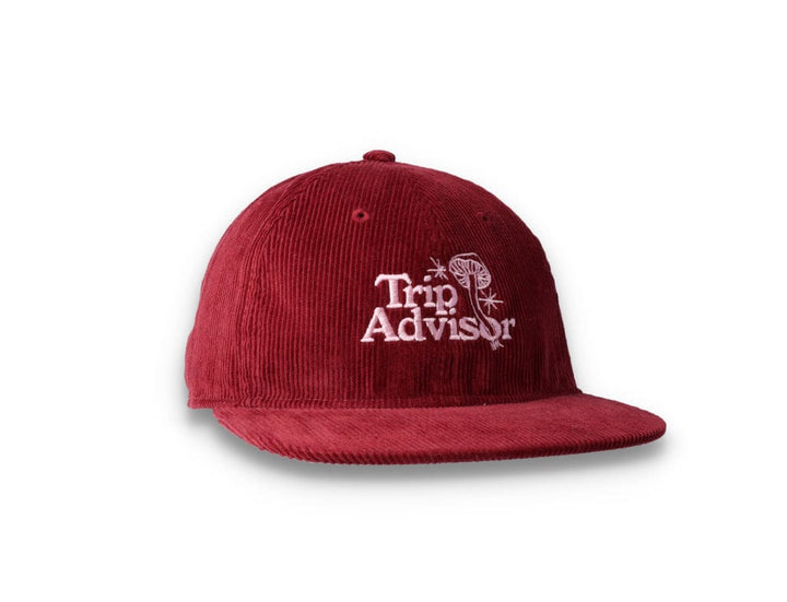 Playdude Trip Advisor Cord Cap Burgundy - LOKK