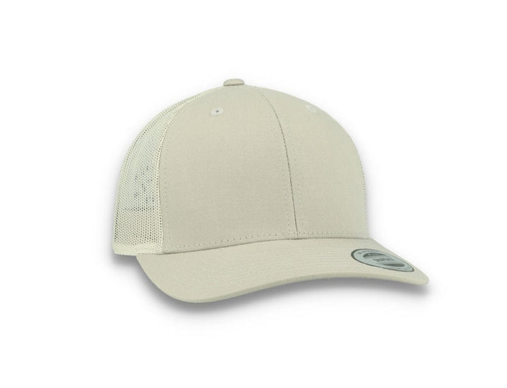Silver Grey Trucker Cap Retro - Yupoong 6606 - LOKK