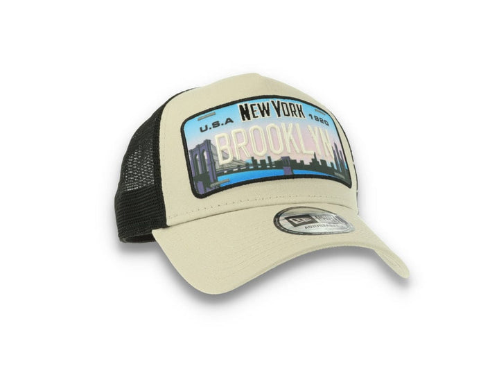 License Plate Trucker New Era  Stone - LOKK