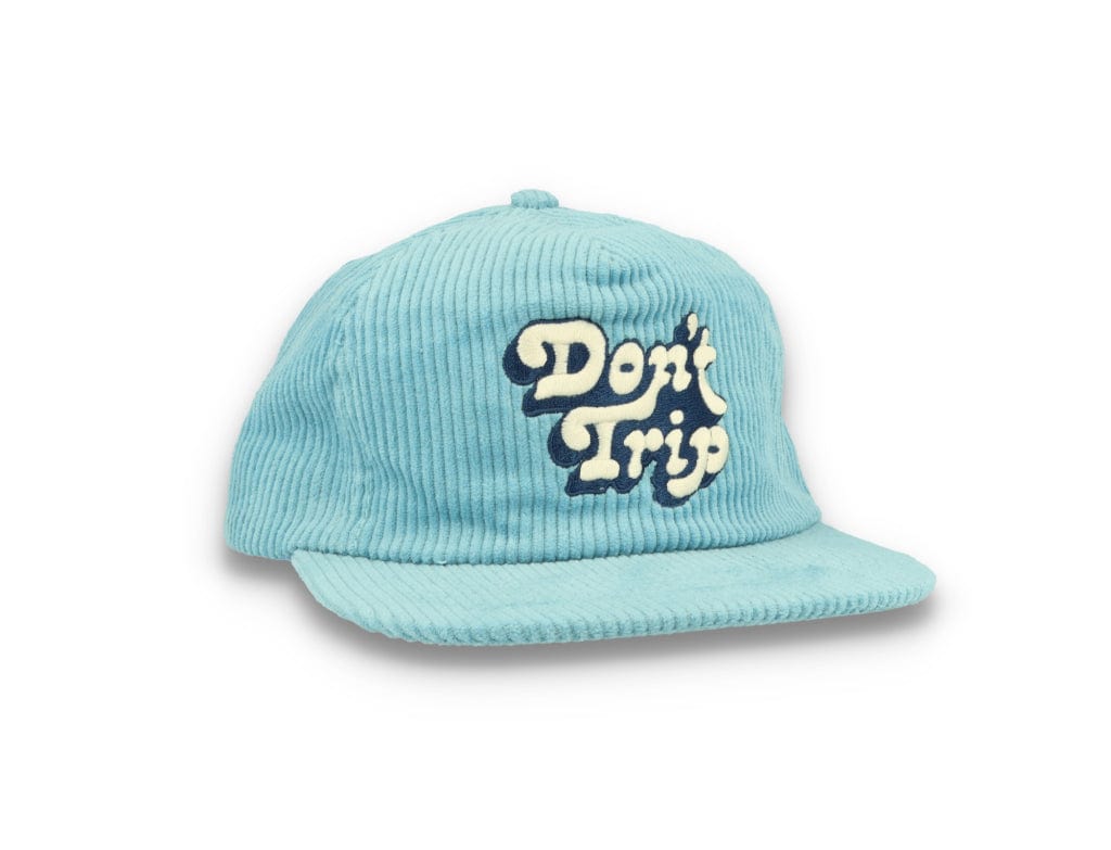 Free & Easy Don't Trip Fat Corduroy Snapback Cap Blue - LOKK