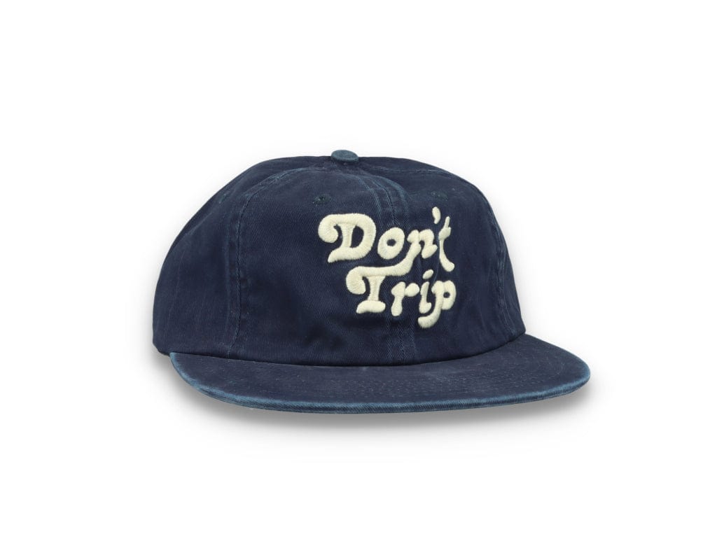 Free & Easy Don't Trip Strapback Hat Washed Navy - LOKK