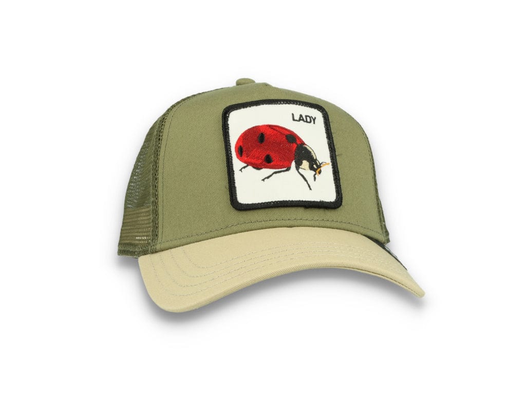 Goorin Trucker Cap The Lady Bug Olive Green - LOKK