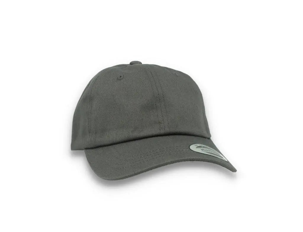 Dark Grey Dad Cap Low Profile Cotton Twill - Yupoong 6245CM - LOKK