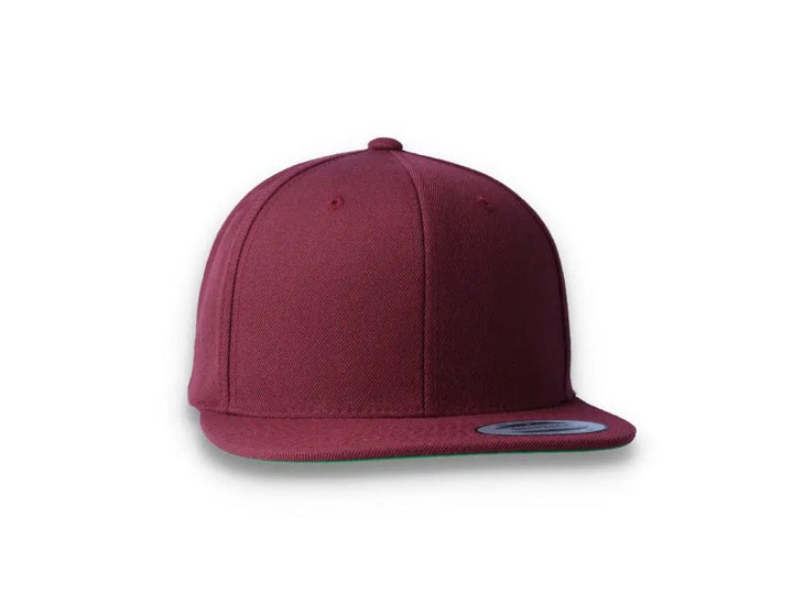 Maroon Snapback Cap - Yupoong 6089M - LOKK