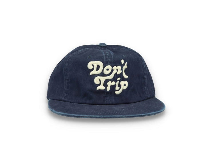 Free & Easy Don't Trip Strapback Hat Washed Navy - LOKK