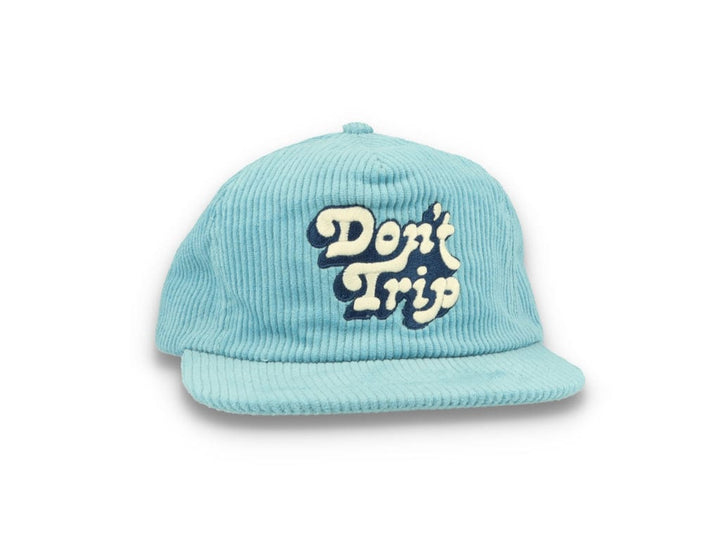 Free & Easy Don't Trip Fat Corduroy Snapback Cap Blue - LOKK