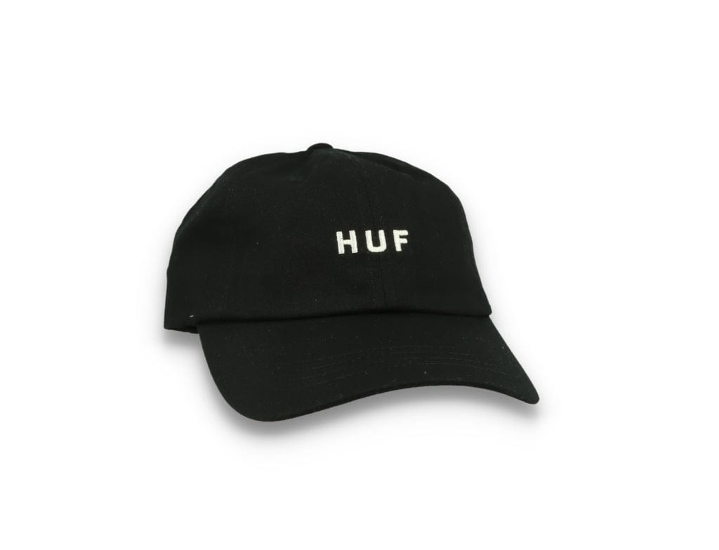 Huf Set Og Cv 6 Panel Hat Black - LOKK
