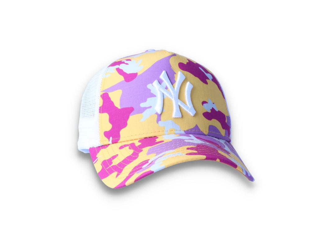 Trucker Cap Camo Pack NY Yankees Pink/Purple/Orange - LOKK