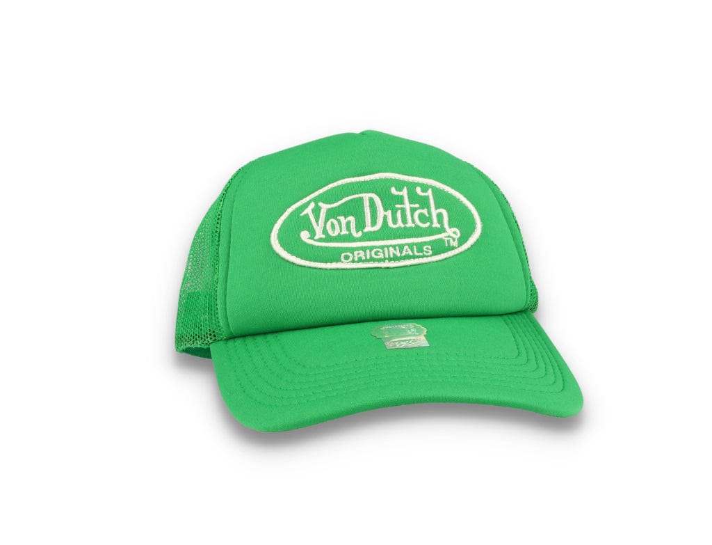Von Dutch Trucker Cap Tampa Foam Green/Green - LOKK