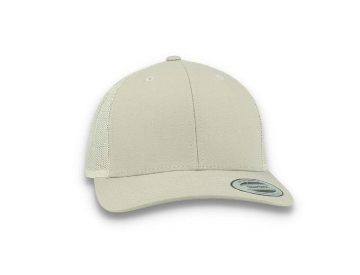 Silver Grey Trucker Cap Retro - Yupoong 6606 - LOKK