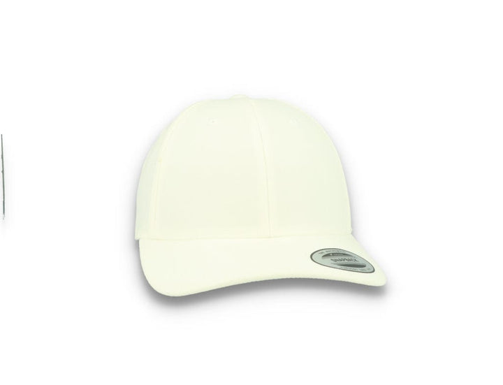 Premium Curved Visor Cap Snapback White - Yupoong 6789M - LOKK