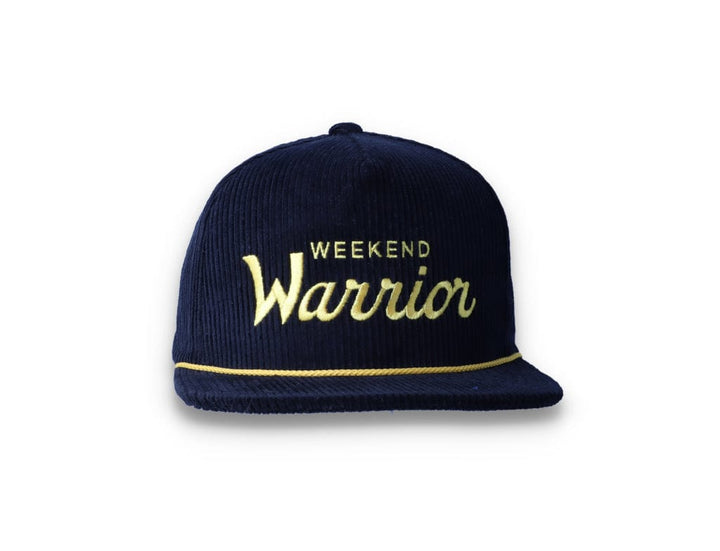 Snapback Cap Black Weekend Warrior Corduroy - LOKK