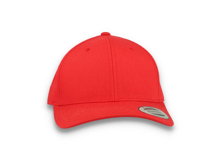 Curved Baseball Cap Snapback Red - Yupoong 7706 - LOKK
