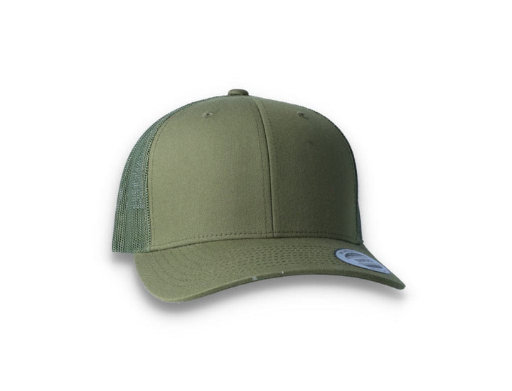 Green Trucker Cap Retro - Yupoong 6606 - LOKK