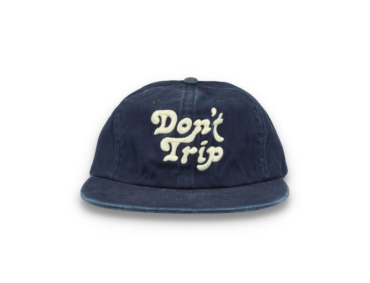 Free & Easy Don't Trip Strapback Hat Washed Navy - LOKK