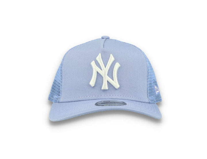 Kids Trucker Cap Tonal Mesh NY Yankees Light Purple - LOKK