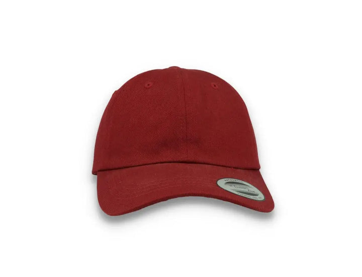 Maroon Dad Cap Low Profile Cotton Twill - Yupoong 6245CM - LOKK