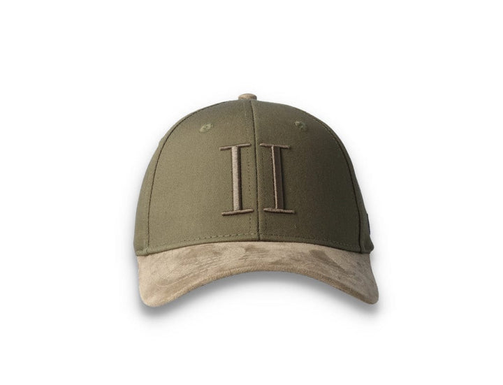 Baseball Cap Suede II Olive Night/Turtle Green - LOKK