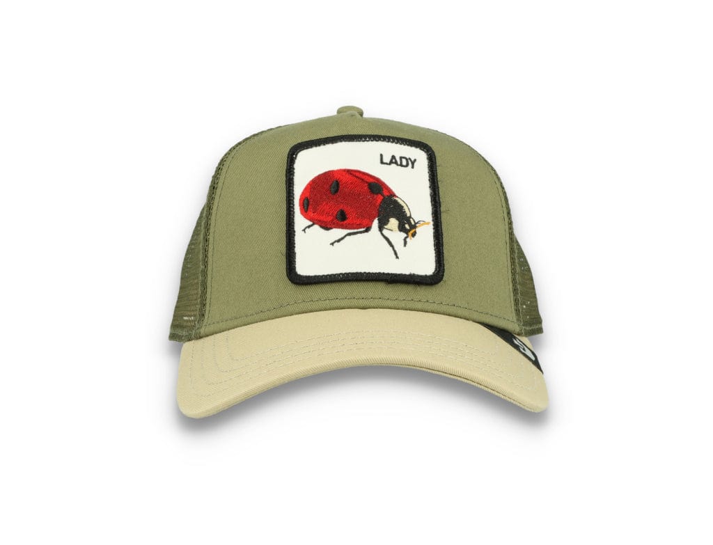 Goorin Trucker Cap The Lady Bug Olive Green - LOKK