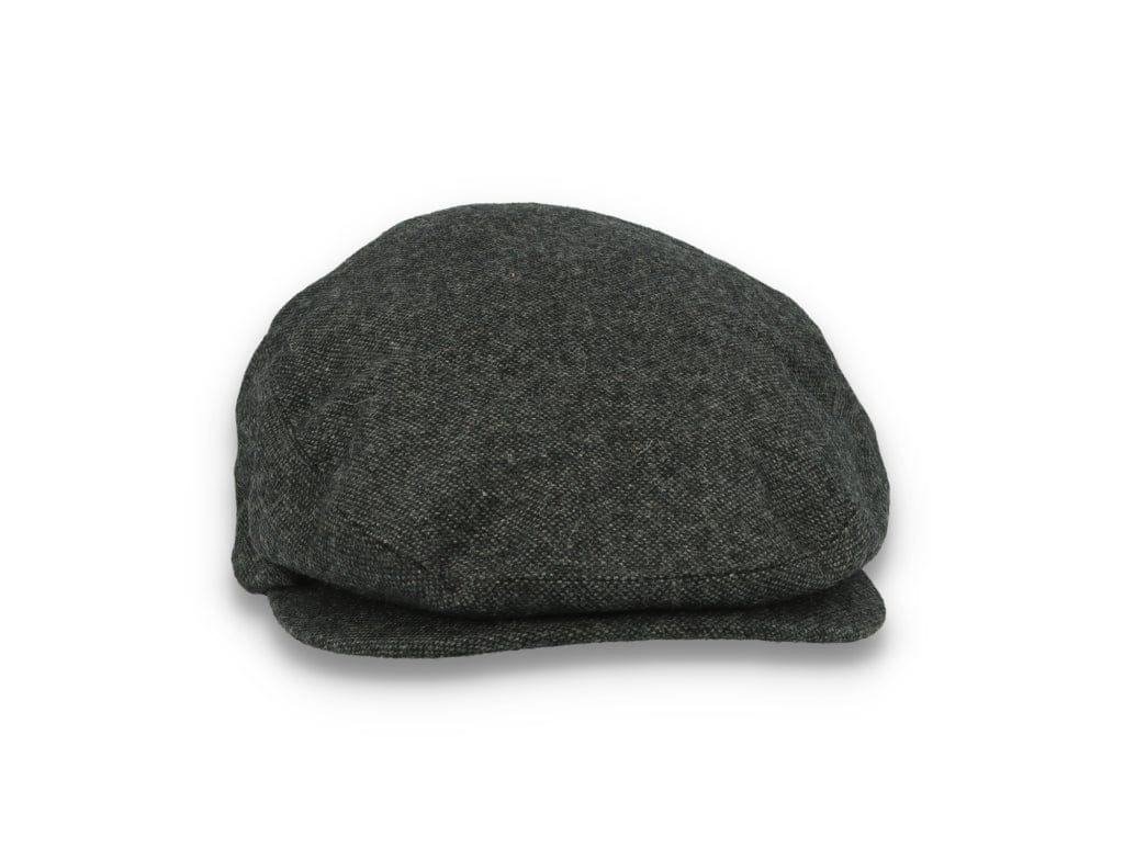 Barbour Barlow Flat Cap Dark Grey - LOKK