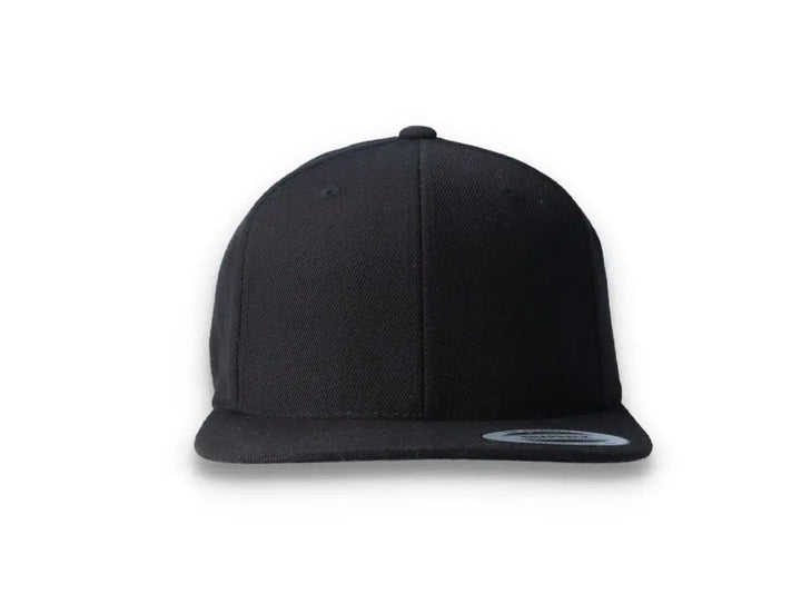 Black/Black Snapback Cap - Yupoong 6089M - LOKK