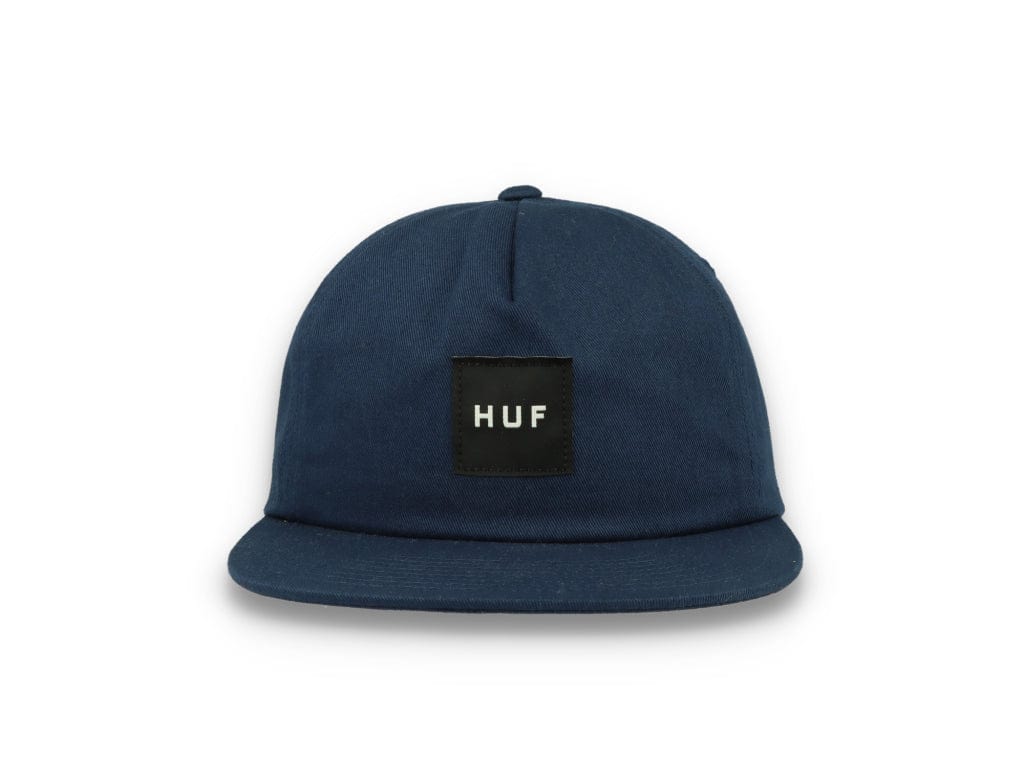 Cap Snapback Essential Unstructured Box Indigo Blue - LOKK