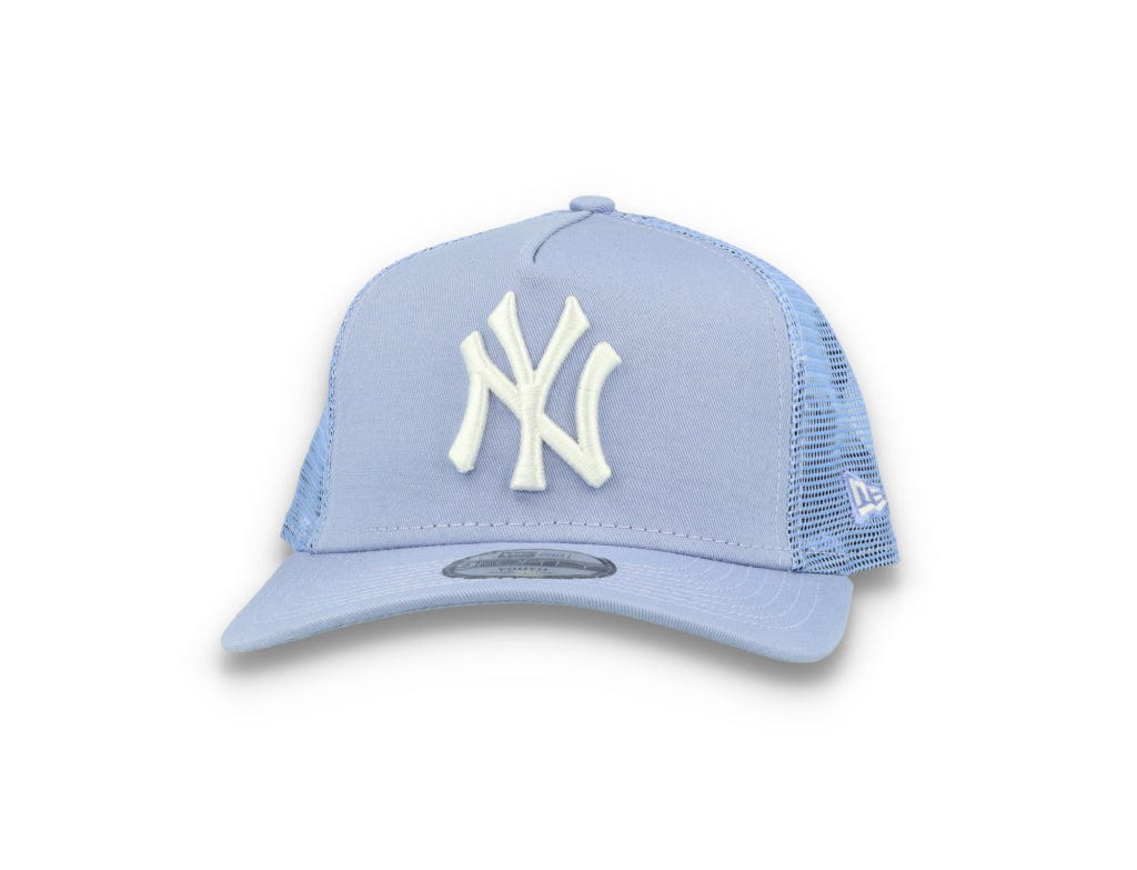 Kids Trucker Cap Tonal Mesh NY Yankees Light Purple - LOKK