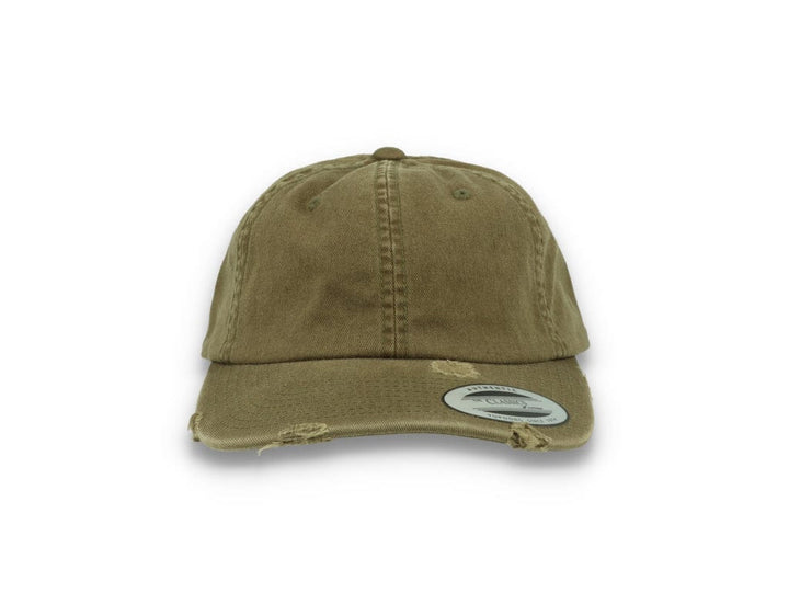 Low Profile Destroyed Cap Buck Green 6245DC - LOKK