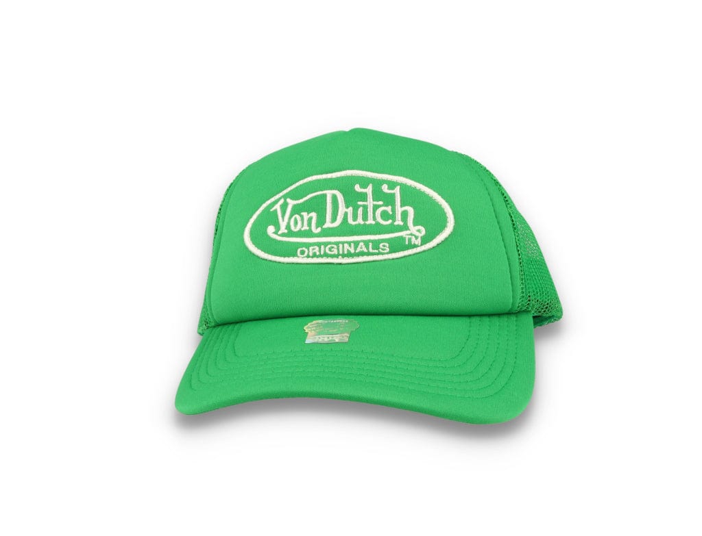 Von Dutch Trucker Cap Tampa Foam Green/Green - LOKK