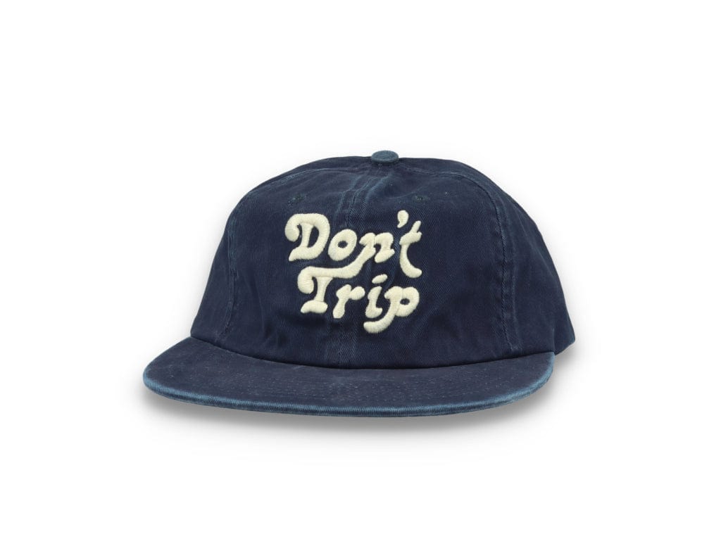 Free & Easy Don't Trip Strapback Hat Washed Navy - LOKK
