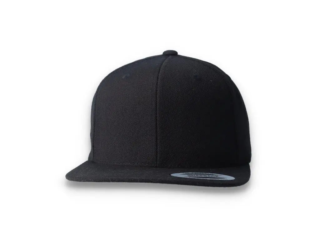 Black/Black Snapback Cap - Yupoong 6089M - LOKK