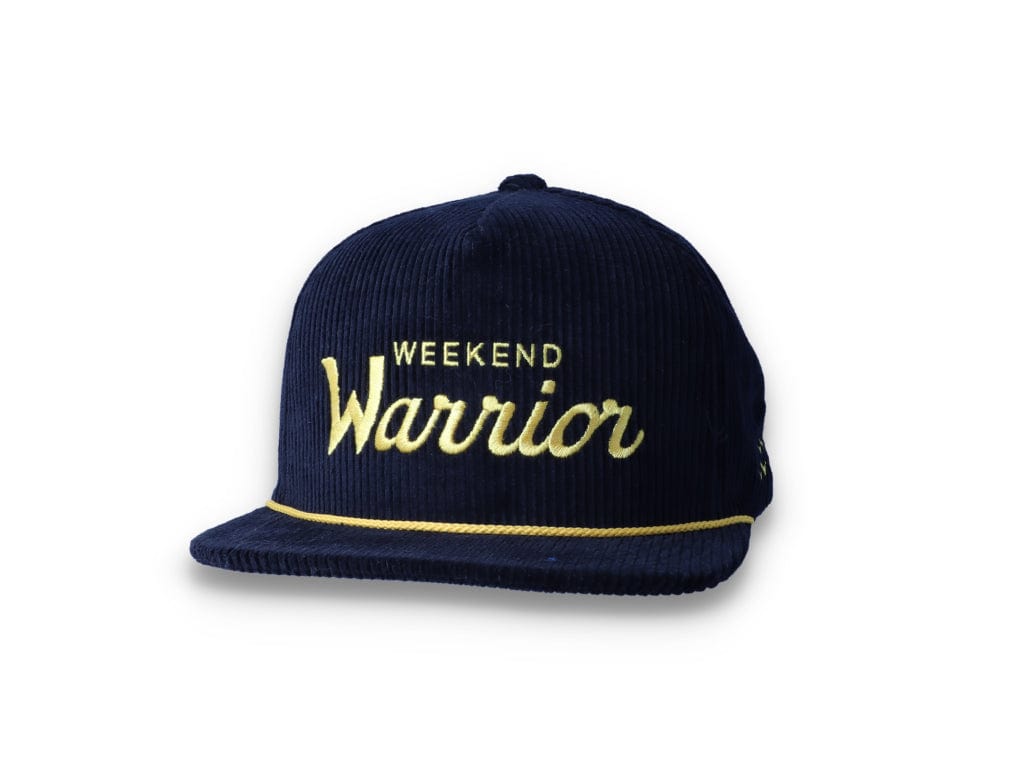 Snapback Cap Black Weekend Warrior Corduroy - LOKK