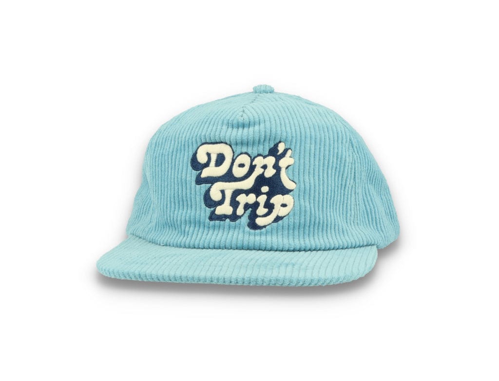 Free & Easy Don't Trip Fat Corduroy Snapback Cap Blue - LOKK