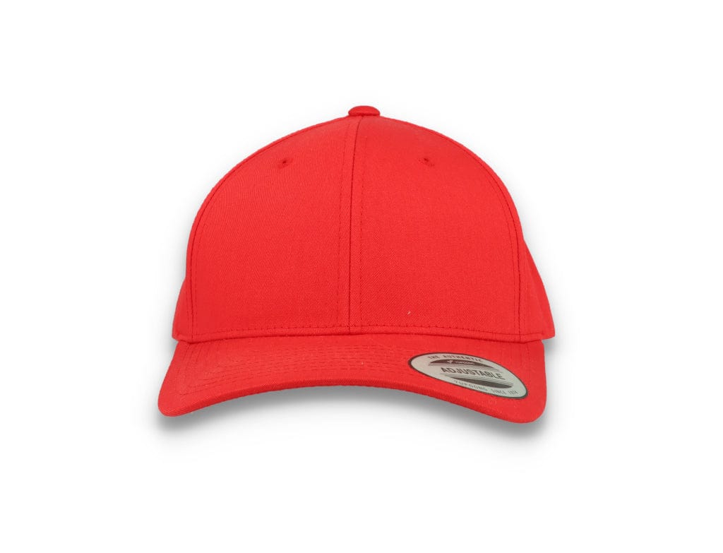 Curved Baseball Cap Snapback Red - Yupoong 7706 - LOKK