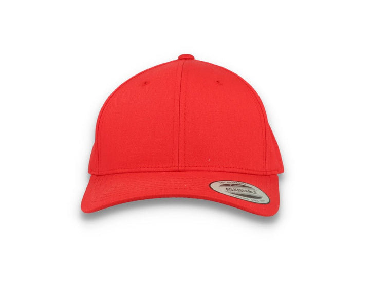 Curved Baseball Cap Snapback Red - Yupoong 7706 - LOKK