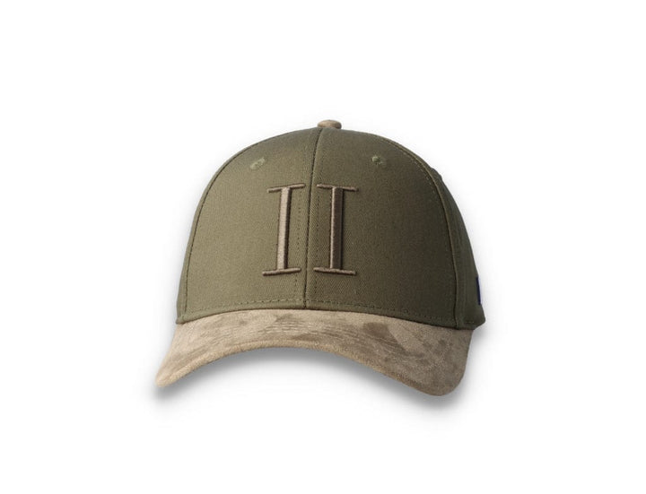 Baseball Cap Suede II Olive Night/Turtle Green - LOKK