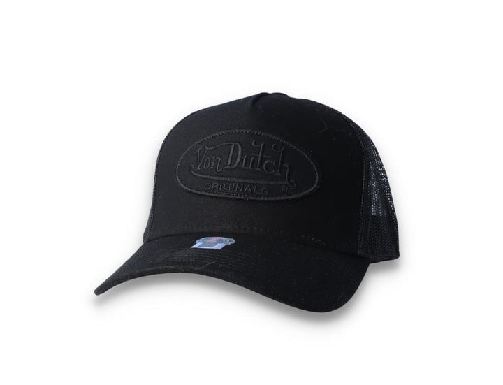 Von Dutch Trucker Cap Boston Black/Black - LOKK
