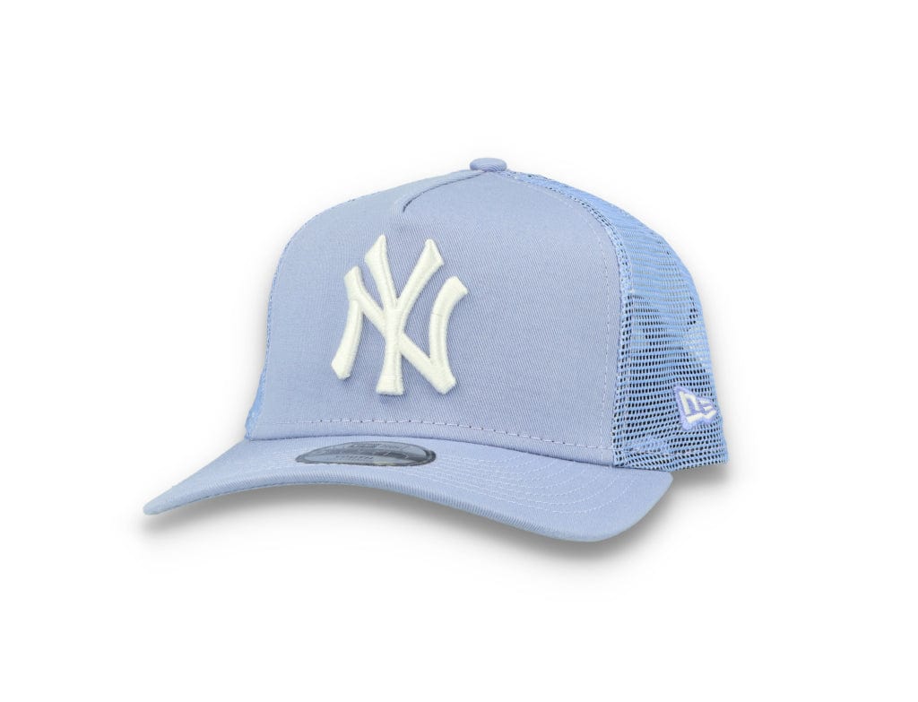 Kids Trucker Cap Tonal Mesh NY Yankees Light Purple - LOKK