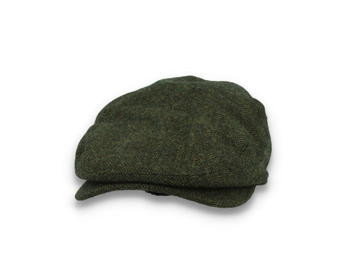 Barbour Barlow Flat Cap Olive - LOKK