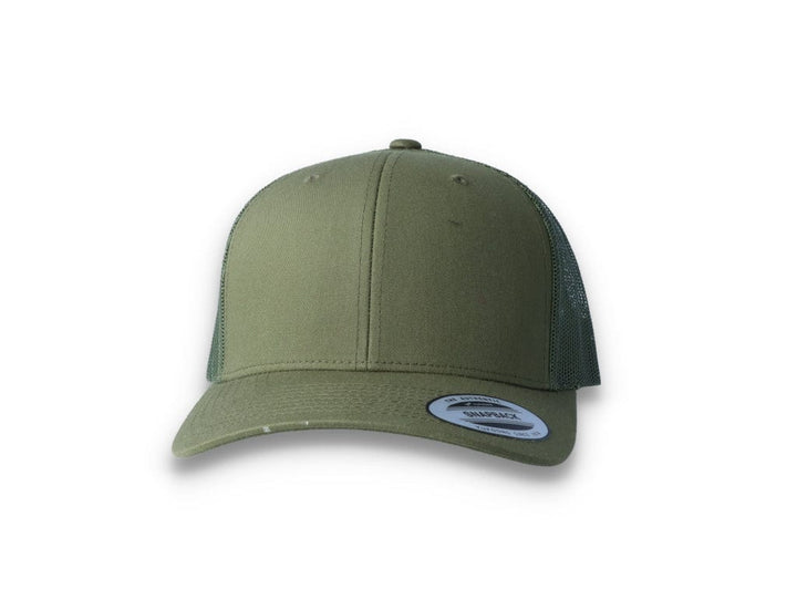 Green Trucker Cap Retro - Yupoong 6606 - LOKK