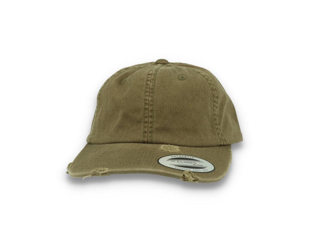 Low Profile Destroyed Cap Buck Green 6245DC - LOKK