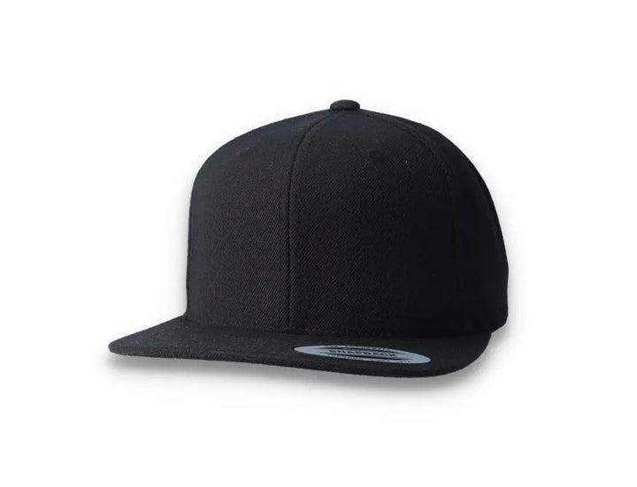 Black/Black Snapback Cap - Yupoong 6089M - LOKK