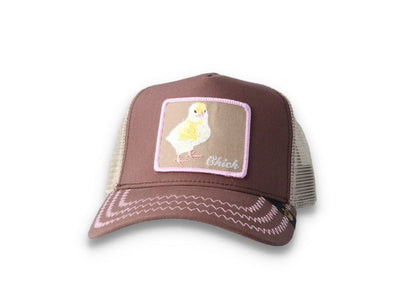 Goorin Trucker Cap Chicky Boom Brown