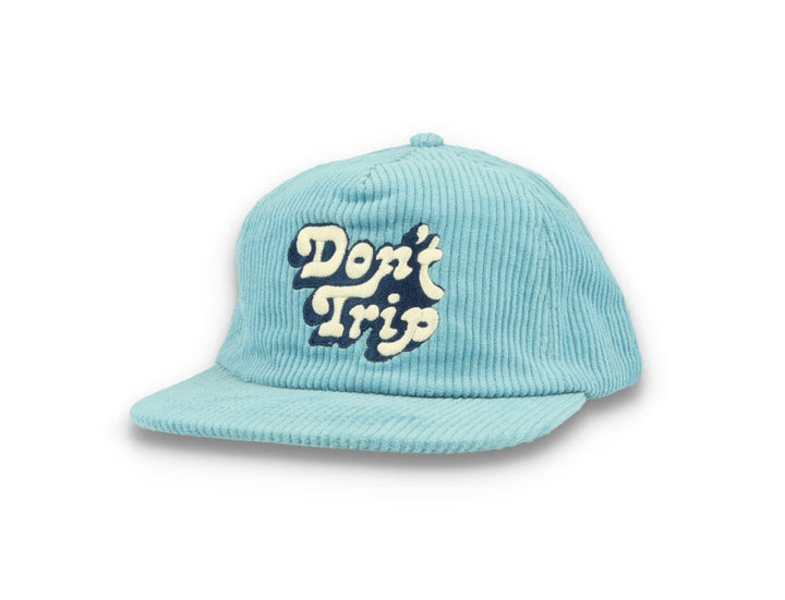 Free & Easy Don't Trip Fat Corduroy Snapback Cap Blue - LOKK