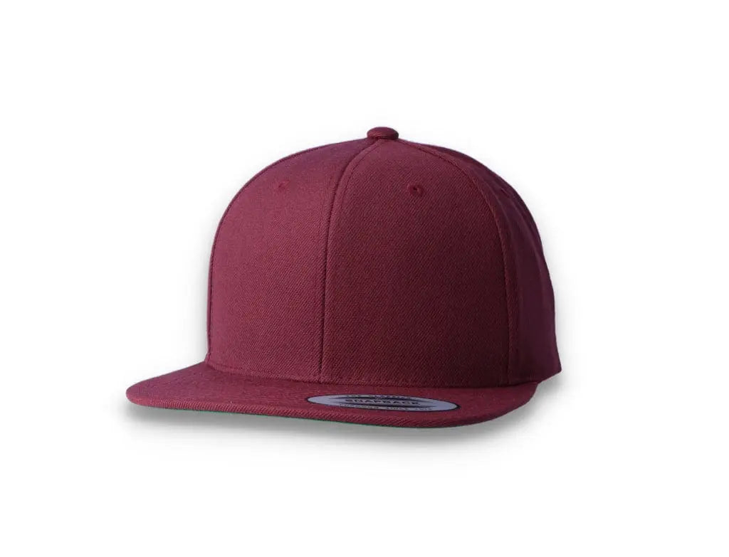 Maroon Snapback Cap - Yupoong 6089M - LOKK