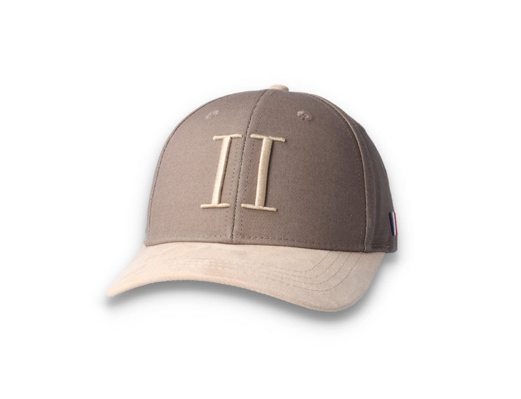 Baseball Cap Suede II Caribou Brown/Oyster Grey - LOKK