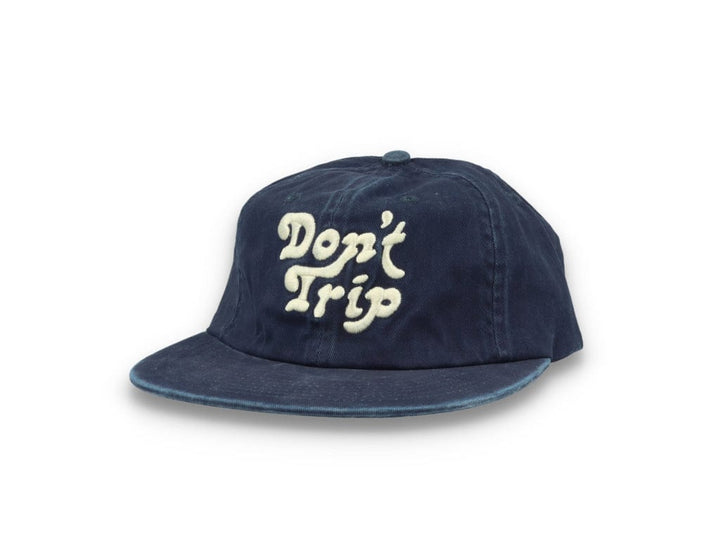Free & Easy Don't Trip Strapback Hat Washed Navy - LOKK